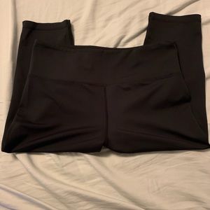 ZYIA brand solid black capri’s